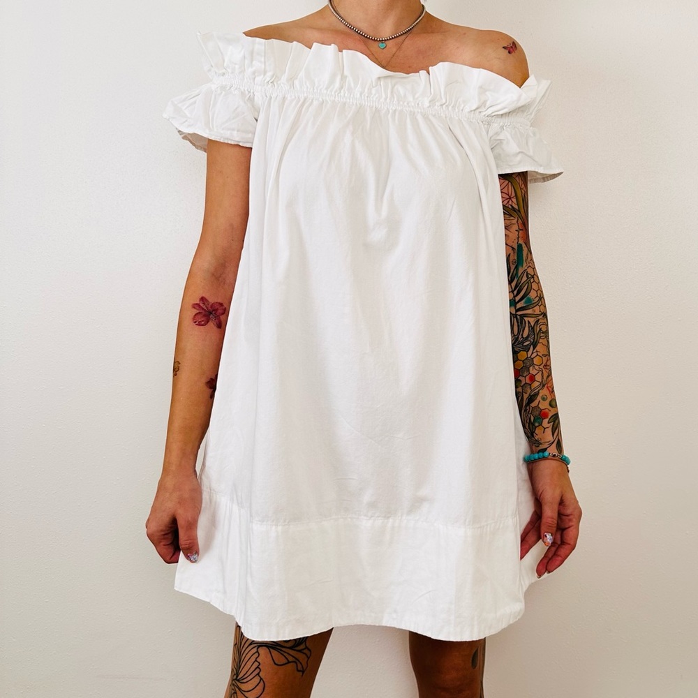 Free people off shoulder mini dress - Picture 3 of 11
